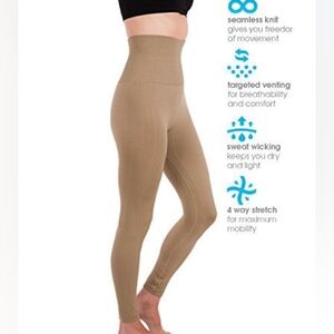 Homma High Waist Slimming Leggings Mocha NWT